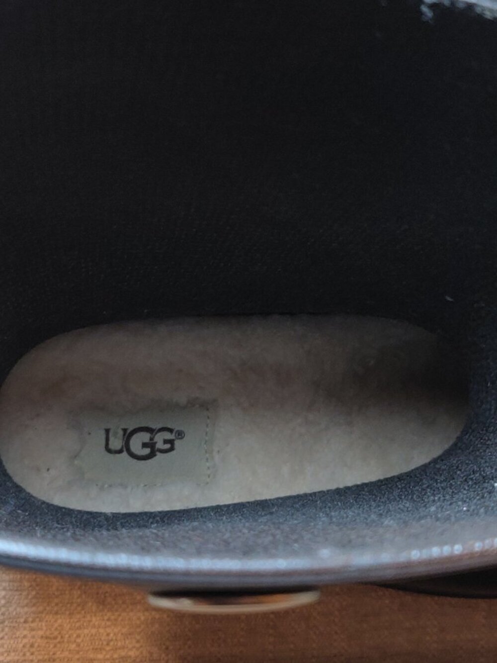 UGG Sienna Black Matte Rain Boots Women's US 8 - Picture 5 of 9